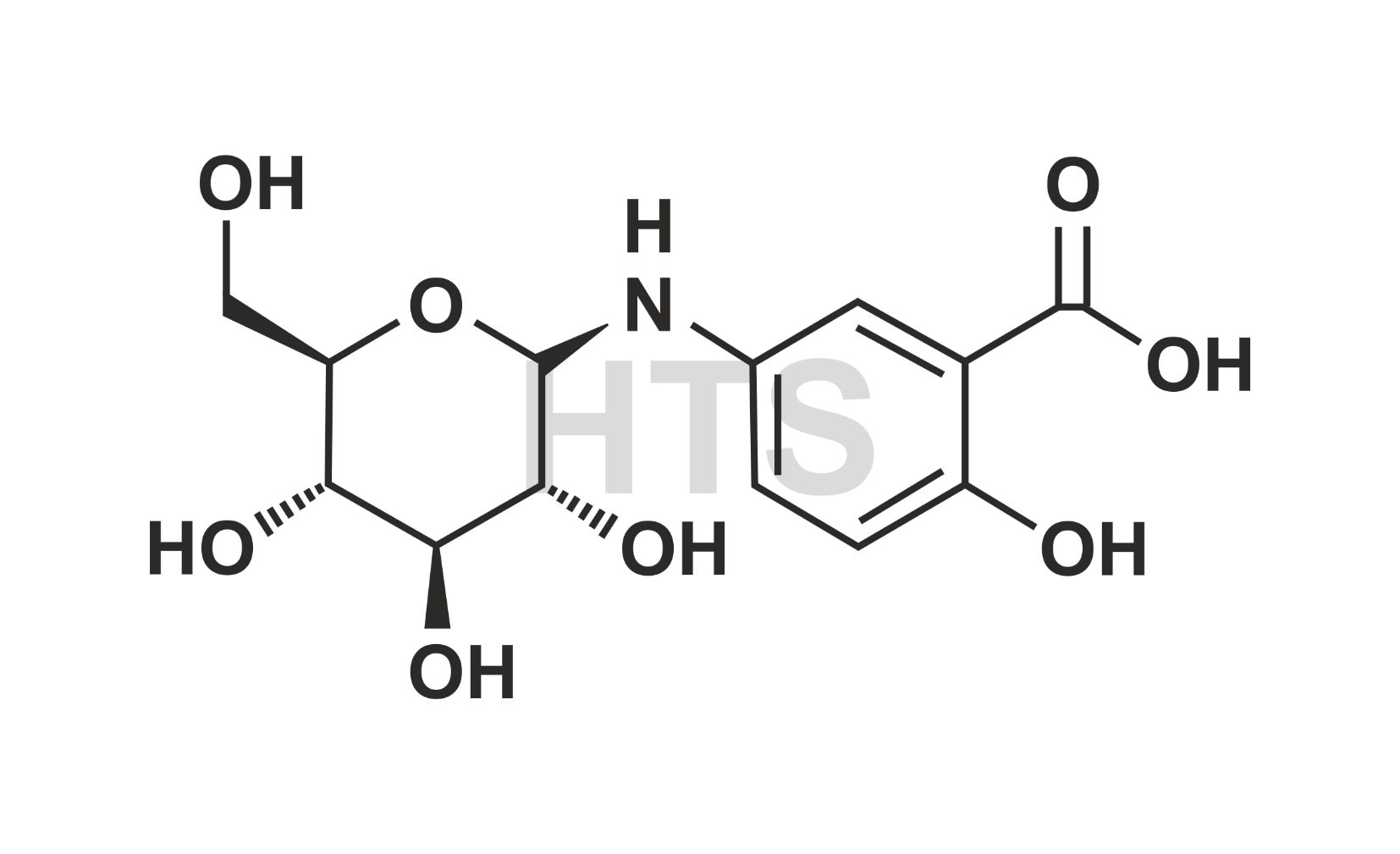 5-(N-β-D-Glucopyranosylamino) Salicylic Acid